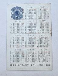 Garanti Bankası 1956 Mini Takvim