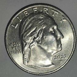 AMERİKA  2022  D   25 CENT ÇEYREK DOLAR  HATIRA  WILMA MANKILLER