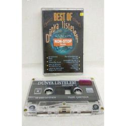 Kaset Best of dünya listeleri non-stop remix 1. orijinal sorunsuz çalışıyor.   Madonna - Music, Technotronic - Like This, Lady - Easy Love, ATC - Around The World, Lego vs. Trouble - El Ritmo De Verdad, Black Legend - You See The Trouble, Sonique - Sky, Five & Queen - We Will Rock You, Boomfunk MC's - B-Boys & Fly Girls, Fragma - Toca's Miracle, Anastacia - I'm Outta Love, Jennifer Lopez - Let's Get Loud, Carlos Vives - Fruta Fresca (Si Si Si)