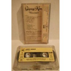 Kaset Gipsy Kings Mosaique. Uzelli 1990 Kağıt Baskı. Orijinal. Sorunsuz çalışıyor.