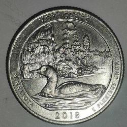 AMERİKA  2018 P   25 CENT ÇEYREK DOLAR  HATIRA  VOYAGEURS