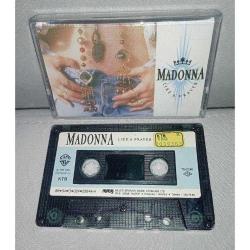 Kaset Madonna like a prayer Albümü. orijinal 1989 dönem Kağıt Baskı koleksiyonluk