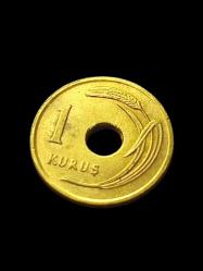 1 Kuruş 1948 Koleksiyon Madeni Para. Cumhuriyet Dönemi Koleksiyon Para.