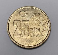 1998 MADENİ 25 BİN LİRA