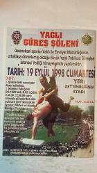 TARLA KÜLTÜR SANAT DERGİSİ - EYLÜL 1998 — SAYI: 98/9 İSMAİL ALİ SARAR - TAHİR KUTSİ MAKAL - SÜLEYMAN KARATAŞ - ETEM ÇALIŞKAN - AYŞE MAKAL - M. RAUF ALANYALI - AHMET ÖZDEMİR - SAKİN ÖNER - İ. GÜNDAĞ KAYAOĞLU - VELİ AVCI - KUTLU ÖZEN - AYHAN İNAL - AYFER ERKAN - AYHAN HÜNALP - RUMİ ÖZCAN - HÜSEYİN AKARÇEŞME - İKLİM MAKAL - SEYHAN TÜTÜN - REMZİ ERKAN - İRFAN DOĞRUSÖZ - ÇEYİZ M. FAIRCLOUGH - ŞENİZ TUNÇ - ÜMRAN ÇETİN - A. EMEL CENGİZ - SAKİNE AK'ALINLI - SAADETTİN ÖZMUTLU - AYŞE ŞAHİN - MEHMET KAPLAN - G-LYONE - İHSAN HİNÇER - GEYİKLİ BABA - BAYÜLGEN SEVELİM SEVİLELİM - POLİS YAĞLI GÜREŞ ŞÖLENİ - CUMHURİYETİ SEVİYORUZ - 75. YIL MARŞI YAZILAMADI - DR. İSMAİL ALİ SARAR’LA SÖYLEŞİ - TÜRK FOLKLOR ARAŞTIRMALARI KURUMU ÜSTÜN HİZMET ÖDÜLÜ - DÜNYA SANAT KÜLTÜR AKADEMİSİ ONUR ÜYELİĞİ - POEMO SULMONDO - SAFRANBOLU - KARAY PRENSLİĞİ - KIRIM KARAYLARI - CUMHURİYETİN 75. YILI - TARİHİ KIRKPINAR GÜREŞLERİ - ZEYTİNBURNU STADI - GELENEKSEL SPORLAR VAKFI - İSTANBUL EMNİYET TEŞ - TAM TAKIM EKSİKSİZ  34 SAYFA