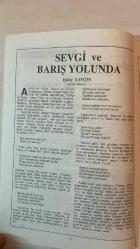 TARLA KÜLTÜR SANAT DERGİSİ - MAYIS 1998 — SAYI: 98/5 BAHAEDDİN GÜNEY - YUNUS EMRE - MIHAIL EMINESCU - IŞILAY SAYGIN - TAHİR KUTSİ MAKAL - SÜLEYMAN KARATAŞ - ETEM ÇALIŞKAN - AYŞE MAKAL - M. RAUF ALANYALI - AHMET ÖZDEMİR - SAKİN ÖNER - I. GÜNDAĞ KAYAOĞLU - VELİ AVCI - M. ZEKİ AKDAĞ - AYHAN İNAL - AYFER ERKAN - AYHAN HÜNALP - RUMİ ÖZCAN - İKLİM MAKAL - SEYHAN TÜTÜN - REMZİ ERKAN - ÜMRAN ÇETİN - İRFAN DOĞRUSÖZ - ÇEYİZ M. FAIRCLOUGH - ŞENİZ TUNÇ - A. EMEL CENGİZ - SAKİNE AK'ALINLI - SAADETTİN ÖZMUTLU - LON BUTNARI - NICOLE DASCALU - TRAYAN PETROVSKI - İBRAHİM AGAH ÇUBUKÇU - STEPAN VARBAN - MIHAIL CIMPEI - IMEIAN CHREN - ERDİ BATUR - NICHOLAI BABAOĞLU - ACIEMIN BAUBEC - ORHAN KALKAN - ENVER MAHMUT - SERPİL GÜNEY YUNUS EMRE VE EMINESCU SEVGİ VE BARIŞ SEMPOZYUMU - SEVGİ VE BARIŞ ARAYIŞI - UNESCO ÖDÜLÜ - GELİN TANIŞ OLALIM - DÜNYA KİMSEYE KALMAZ - AVRASYA KÜLTÜR VE SANAT VALİSİ - TUTULESCU KÜLTÜR VE BARIŞ ÖDÜLÜ - AVRASYA DOSTLUK KÜLTÜR SANAT VE TURİZM KURUMU - YU  - TAM TAKIM EKSİKSİZ  34 SAYFA