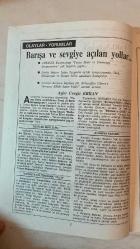 TARLA KÜLTÜR SANAT DERGİSİ - MAYIS 1998 — SAYI: 98/5 BAHAEDDİN GÜNEY - YUNUS EMRE - MIHAIL EMINESCU - IŞILAY SAYGIN - TAHİR KUTSİ MAKAL - SÜLEYMAN KARATAŞ - ETEM ÇALIŞKAN - AYŞE MAKAL - M. RAUF ALANYALI - AHMET ÖZDEMİR - SAKİN ÖNER - I. GÜNDAĞ KAYAOĞLU - VELİ AVCI - M. ZEKİ AKDAĞ - AYHAN İNAL - AYFER ERKAN - AYHAN HÜNALP - RUMİ ÖZCAN - İKLİM MAKAL - SEYHAN TÜTÜN - REMZİ ERKAN - ÜMRAN ÇETİN - İRFAN DOĞRUSÖZ - ÇEYİZ M. FAIRCLOUGH - ŞENİZ TUNÇ - A. EMEL CENGİZ - SAKİNE AK'ALINLI - SAADETTİN ÖZMUTLU - LON BUTNARI - NICOLE DASCALU - TRAYAN PETROVSKI - İBRAHİM AGAH ÇUBUKÇU - STEPAN VARBAN - MIHAIL CIMPEI - IMEIAN CHREN - ERDİ BATUR - NICHOLAI BABAOĞLU - ACIEMIN BAUBEC - ORHAN KALKAN - ENVER MAHMUT - SERPİL GÜNEY YUNUS EMRE VE EMINESCU SEVGİ VE BARIŞ SEMPOZYUMU - SEVGİ VE BARIŞ ARAYIŞI - UNESCO ÖDÜLÜ - GELİN TANIŞ OLALIM - DÜNYA KİMSEYE KALMAZ - AVRASYA KÜLTÜR VE SANAT VALİSİ - TUTULESCU KÜLTÜR VE BARIŞ ÖDÜLÜ - AVRASYA DOSTLUK KÜLTÜR SANAT VE TURİZM KURUMU - YU  - TAM TAKIM EKSİKSİZ  34 SAYFA