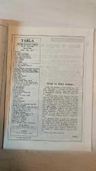 TARLA KÜLTÜR SANAT DERGİSİ - MAYIS 1998 — SAYI: 98/5 BAHAEDDİN GÜNEY - YUNUS EMRE - MIHAIL EMINESCU - IŞILAY SAYGIN - TAHİR KUTSİ MAKAL - SÜLEYMAN KARATAŞ - ETEM ÇALIŞKAN - AYŞE MAKAL - M. RAUF ALANYALI - AHMET ÖZDEMİR - SAKİN ÖNER - I. GÜNDAĞ KAYAOĞLU - VELİ AVCI - M. ZEKİ AKDAĞ - AYHAN İNAL - AYFER ERKAN - AYHAN HÜNALP - RUMİ ÖZCAN - İKLİM MAKAL - SEYHAN TÜTÜN - REMZİ ERKAN - ÜMRAN ÇETİN - İRFAN DOĞRUSÖZ - ÇEYİZ M. FAIRCLOUGH - ŞENİZ TUNÇ - A. EMEL CENGİZ - SAKİNE AK'ALINLI - SAADETTİN ÖZMUTLU - LON BUTNARI - NICOLE DASCALU - TRAYAN PETROVSKI - İBRAHİM AGAH ÇUBUKÇU - STEPAN VARBAN - MIHAIL CIMPEI - IMEIAN CHREN - ERDİ BATUR - NICHOLAI BABAOĞLU - ACIEMIN BAUBEC - ORHAN KALKAN - ENVER MAHMUT - SERPİL GÜNEY YUNUS EMRE VE EMINESCU SEVGİ VE BARIŞ SEMPOZYUMU - SEVGİ VE BARIŞ ARAYIŞI - UNESCO ÖDÜLÜ - GELİN TANIŞ OLALIM - DÜNYA KİMSEYE KALMAZ - AVRASYA KÜLTÜR VE SANAT VALİSİ - TUTULESCU KÜLTÜR VE BARIŞ ÖDÜLÜ - AVRASYA DOSTLUK KÜLTÜR SANAT VE TURİZM KURUMU - YU  - TAM TAKIM EKSİKSİZ  34 SAYFA