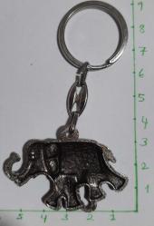 Fil Anahtarlık - Fil Görselli metal anahtarlık