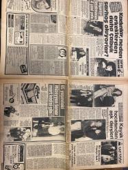 HAFTANIN SESİ GAZETESİ DOĞUM GÜNÜ HEDİYESİ - 18 MART 1983 - SAYI: 28 - TAM TAKIM 12 SAYFADIR -Müjde Ar-Orhan Gencebay-Emel Büyükgöl-Pembe Mutlu-Tarık Aktuğ-Gönül Alpay-Ferdi Tayfur-Bülent Ersoy-Ajda Pekkan-Cüneyt Arkın-Müjdat Gezen-Müzeyyen Senar-Venüs Heykelinden Hiç Farkı Yok-Müjde Ar’a Zam Geldi-Antalyalı Emel’in Rüyası Gerçek Oldu-Son Ümit Son Şans-Nikah İçin Isınma Turları-Cüneyt Arkın Komando Yetiştiriyor-Esrar Krizinden Sonra Alkol Koması-Bu Evde Bir Eksik Var-Kadınlar Neden Erkeklerden Daha Çabuk Sarhoş Oluyor-Kayak Hocasından Aşk Dersleri-Biz Siz Onlar-Azmi Ofluoglu-Julio Iglesias-Valtaire-Füsun Önal-Canan Leki-Fatih Özbay-Zeynep Hanım-Gülşen-Ömer Bey-Yıldız-Biz Siz Onlar-Yeniköylü Gençler Eğleniyor-Kadınlar Derneği’nden Şık Balosu-Gazeteciler Gecesi-İzmirli Çocuklarını Gezdiyorlar-İşler Tatil’e Bağlandı-Tayfun Bilsak Yaşına Bastı-Resim Sergisinde Üç Güzel-Yüzü Gülüyor-Tıp Bayramı Kutlandı-Başbaşa Bir Evlilik Yıldönümü-Gençler Yorgun-Damat Bey Kaynanasını Çok Seviyor-İntihar m