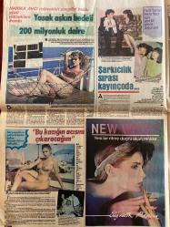 ŞEY GAZETESİ DOĞUM GÜNÜ HEDİYESİ - 12 TEMMUZ 1986 - SAYI: 43 - 4 SAYFADIR -Nazan Şoray-Ahmet Özhan-Handan Müftüoğlu-Filiz Akın-Harika Avcı-Ferdi Tayfur-Necla Nazır-Burçin Orhon-Sezen Aksu-İbrahim Tatlıses-Ayşe Seymen-Serpil Çakmaklı-Nükhet Duru-Nilüfer-Mehtap Demir-Derya Arbaş-Arif Kaptan-Hülya Süer-Kadir İnanır-Derya Tuna-Gönül Öner  Nazan Şoray 5 aylık hamile-Ahmet Özhan bu günahı temizlemeli-Kaçışındaki esrar perdesi kalktı-Evlilik masalını başlatan buluşma-Bu da Özhan’ın kopamadığı Filiz-Yasak aşkın bedeli 200 milyonluk daire-Şarkıcılık sırası kayınçoda-Ferdi Tayfur Necla Nazır aşkı yeni bir şöhret doğuruyor-Bu kazığın acısını çıkaracağım-Sahnede fiyat rekorları-1.5 milyonluk Sezen-14 milyonluk İbo Show-TRT’nin örtemediği şarkıcı-Çeşme’de bıngıl bıngıl bir yıldız-En büyük şanssızlığı Türk şarkıcı olması-Böyle bir yarışma tek başına sunulmaz-Festivalin bedavacıları-Nükhet Duru için tehlike çanları çalmaya başladı-Şiştikçe şişiyor-Milüfer yine aşk hattında