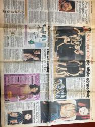 SABAH YILDIZI GAZETESİ DOĞUM GÜNÜ HEDİYESİ - 8 NİSAN 1999 - TAM TAKIM 8 SAYFADIR -Kerem Alışık - Aydan Şener - Nigar - Mustafa Sandal - Ece Erken - Yonca Evcimik - Reyhan Karaca - Hakan Aysev - Hakan Yılmaz - Haldun Dormen - Nilüfer - Catherine Arley - Özden - Hakkı Bayyan - Melek Görgün - Barış Manço - Mahsun Kırmızıgül - Şebnem Ferah - Yasemin Özmutlu - Ali Haydar - Hanım - Vakkas - Güner Görevte - Ali Sunal - Mahir Günşiray - Erdoğan Sevgin - Hicran Aygün  Kabadayı olmak bana göre değil - Elma meyvelerin kralı elmanın yararları saymakla bitmiyor - Kendi zayıflatıyor suyu iştah açıyor - 1963’ten 1999’a Kerem Alışık - Aydan’la aramıza bir kırgınlık girdi - Şampiyonları hiç böyle görmediniz - Mustafa Sandal genç kızları üzdü - Güzel hayranları ne yaptın Musti diye bağırdılar - Özden kelleyi zor kurtardı - Küçük Manço’ya anlamlı ödül - Mahsun’un İstanbul kaçamağı - Aydan’ı seviyorum ayrıldığınızı zannettim - Cinsel arzular neden yok olur - Renkli sebzeler sağlıklı vücutlar - Tırnak yeme