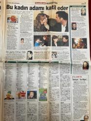 SABAH YILDIZI GAZETESİ DOĞUM GÜNÜ HEDİYESİ - 14 NİSAN 1999 - TAM TAKIM 8 SAYFADIR -Elvir Boliç - Gaye Sipahioglu - Nurseli İdiz - Hakkı Yalçın - Tarkan - Duygu Dikmenoğlu - Buse Savaş - Burak Sargın - Kemal Fidan - Muazzez Abacı - Hakkı Yalçın - Seden Aksu - Ece Erken - Farrah Fawcett - Beyazıt Öztürk - Hülya Avşar - Mesut Ekener - Kenan Kalav - Serdar Eren - Korhan Abay - Esin Moralioğlu - Yasemin Özmutlu - Murat - Şebnem - Muratin Sabir - Ayşe - Adnan Gürgen - Ömeri Kaçıroğlu - Yusuf Hayata Küstü - Hakkı Yalçın - Erdoğan Sevgin  Boşandılar - Fenerbahçeli Boliç eşi Gaye’den ayrıldı - Nurseli İdiz ve boşanan kadının duyguları - Kadınlar evliyken de boşandıktan sonra da mal gibi görülüyor - Sevdamın kuşları vuruldu - Bir daha asla evlenmem - Ayrılık rüzgarları - Boğaz’ın John Travolta’sı - Tarkan Deri Travolta vom Bosporus - Türkiye’nin Claudia’sı oldu - Önce şöhret sonra evlilik - Kadınlar da saç ektiriyor - Hayvan sevgisinden vazgeçmedi - 1999-2000 moda çizgileri - Bu kadın adamı kati