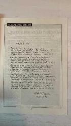 TARLA KÜLTÜR SANAT DERGİSİ - NİSAN 1999 - TAHİR KUTSİ MAKAL - HÜSEYİN AKARÇEŞME - GÜLTEKİN SAMANOĞLU - MUHARREM MAKAL - FEYZİ AYTEKİN - OSMAN TABAK - YAZOĞLU - YUNUS MERAL - ALPER MUHSİN DURUCAN - AYTAN OY - RUMİ ÖZCAN - TUFAN UZUN - LÜTFİ FİDAN - FEHMİ ALTINAY - ÖMER ALTINBULAK - KUT ERCİLLİ - İRFAN DOĞRUSÖZ - CAHİDE ULAŞ - NERMİN TUNA - BURHAN ÖZFATURA - AYHAN HÜNALP - OKTAY VEREL - DUYGU TÖRÜMKÜNEY - NAİL GÜRELİ - ALİ MAKAL - FARUK BİLDİRİCİ - GÖKÇİN YALÇIN - ORHAN ŞAİK GÖKYAY - HUMEYNİ - KANUNİ SULTAN SÜLEYMAN - TÜRKİYE CUMHURİYETİ'NİN YETMİŞBEŞ YILI - AŞK VE HÜZÜN ŞİİRLERİ - EDEBİYAT SOHBETLERİ - AZRAİL'İN AYAK İZLERİ - KOORDİNATÖRÜMÜZ AKARÇEŞME ROZET TAKTI - MUHARREM MAKAL'IN KAYBI - DR. İRFAN DOĞRUSÖZ GECESİ - TEŞEKKÜR - KÜTÜPHANELERİ UNUTTUK - GÖKÇİN YALÇIN ANLATIYOR - TAM TAKIM EKSİKSİZ  34 SAYFA