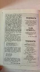 TARLA KÜLTÜR SANAT DERGİSİ - NİSAN 1999 - TAHİR KUTSİ MAKAL - HÜSEYİN AKARÇEŞME - GÜLTEKİN SAMANOĞLU - MUHARREM MAKAL - FEYZİ AYTEKİN - OSMAN TABAK - YAZOĞLU - YUNUS MERAL - ALPER MUHSİN DURUCAN - AYTAN OY - RUMİ ÖZCAN - TUFAN UZUN - LÜTFİ FİDAN - FEHMİ ALTINAY - ÖMER ALTINBULAK - KUT ERCİLLİ - İRFAN DOĞRUSÖZ - CAHİDE ULAŞ - NERMİN TUNA - BURHAN ÖZFATURA - AYHAN HÜNALP - OKTAY VEREL - DUYGU TÖRÜMKÜNEY - NAİL GÜRELİ - ALİ MAKAL - FARUK BİLDİRİCİ - GÖKÇİN YALÇIN - ORHAN ŞAİK GÖKYAY - HUMEYNİ - KANUNİ SULTAN SÜLEYMAN - TÜRKİYE CUMHURİYETİ'NİN YETMİŞBEŞ YILI - AŞK VE HÜZÜN ŞİİRLERİ - EDEBİYAT SOHBETLERİ - AZRAİL'İN AYAK İZLERİ - KOORDİNATÖRÜMÜZ AKARÇEŞME ROZET TAKTI - MUHARREM MAKAL'IN KAYBI - DR. İRFAN DOĞRUSÖZ GECESİ - TEŞEKKÜR - KÜTÜPHANELERİ UNUTTUK - GÖKÇİN YALÇIN ANLATIYOR - TAM TAKIM EKSİKSİZ  34 SAYFA