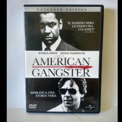 Dvd American Gangster, İngilizce, İtalyanca. Türkçe Seçeneği yok. Orijinal. Sorunsuz çalışıyor.