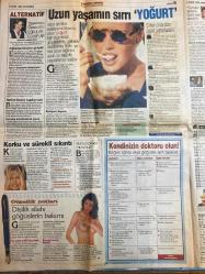 SABAH YILDIZI GAZETESİ DOĞUM GÜNÜ HEDİYESİ - 7 NİSAN 1999 - TAM TAKIM 8 SAYFADIR -Donatella Pilati - Nigar Akay - Evren Büyükburç - Erol Büyükburç - Özlem Derya - Ajlan Büyükburç - Al Pacino - Brad Pitt - Prens William - Prenses Zara - Lady Diana - Ayşen Kayacı - Sibel - Dr. Pervin - Yusuf Persiyan - Güner Uğur - Hazar - Serzen Aksu - Yıldız Tilbe - Yasemin Özmutlu - Hicran Aygün - Erdoğan Sevgin  Anarşist prenses - Bir Türke gönül verdi gelip evlendi kocası uyuşturucudan öldü - Yitik Ülkenin Prensi satış rekorları kırdı - Bal kabağı gençleştirir - İç giyim çamaşırına bak kendini tanı - Müzik kalbi koruyor - Evren Büyükburç babamı rahat bırakın - Kenan’la ilişkim hayatımın hatasıydı - Brad Pitt internette hayranlarıyla buluşuyor - Al Pacino muhteşem bir malikane satın aldı - Prens’in yüzünü güldüren prenses - Çok özel ve farklı koleksiyonlar - Kadınlar da saç ektiriyor - Anarşist prensesin akıl almaz hayatı - Seyirlik banyolar - İslim kebabı - Ispanaklı poğaça - Uzun yaşamın sırrı yoğu