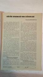 ERCİYES AYLIK FİKİR VE SANAT DERGİSİ - YIL: 26 SAYI: 301 TARİH: OCAK 2003 NEVZAT TÜRKTEN - MUSTAFA MİYASOĞLU - FAHRİ ERSAVAŞ - M. HALİSTİN KUKUL - MUSTAFA USLU - M. ŞEVKİ AYDIN - MUĞDAT AKLIFAZLA - AHMET EMİN GÜVEN - KEMAL A. ŞEN - TUNCER GÜLENSOY - YAŞAR KALAFAT - VELİ BİLİCİ - ALİ RIZA KARABULUT - MUSTAFA SEVER - MUHSİN İLYAS SUBAŞI - YÜCEL İPEK - HATİCE TÜRKEN - MÜJGÂN ÜÇER - ALİ BERAT ALPTEKİN - HASAN YÜKSEL  YİRMİALTINCI YAYIN YILINA BAŞLARKEN - KÜLTÜR BAKANLIĞI’NIN GÖREVLERİ - VEFASIZ YILLAR - TÜRKÇEYE SAHİP ÇIKALIM - RUHUMUZUN NAKIŞLANAN MERAMI: KONUŞMAK - KANUNİ DÖNEMİNDE OSMANLI EĞİTİM-ÖĞRETİM FAALİYETLERİ VE KURUMLARINA TOPLU BİR BAKIŞ - GÖNÜL USANDI - NUR FELSEFESİ HİKMET-İ İŞTİRAK VE İŞTİRAKİYYUN ÜZERİNE - KARA TİREN OY! - MOĞOLİSTAN, MOĞOLLAR VE MOĞOLCA - BALKAN TÜRKLERİNDEN ÖRNEKLEMELERLE HALK İNANÇLARINDA “SAÇ” - NEDEN - AHMED REMZİ DEDE’NİN BİR ESERİ: BERGÜZAR - ANONİM KIRGIZ ŞİİRİ - KAYSERİ’DE ÇEVRE KÜLTÜRÜ MESELESİ - HALK ŞÂİRLERİMİZDEN  - TAM TAKIM EKSİKSİZ  34 SAYFA