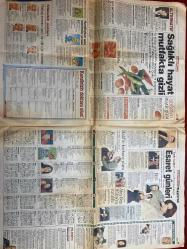 SABAH YILDIZI GAZETESİ DOĞUM GÜNÜ HEDİYESİ - 12 NİSAN 1999 - TAM TAKIM 8 SAYFADIR -Ece Erken - Nigar Akay - Sezen Aksu - Bülent Ersoy - Fatma Adler - Cem Adler - Mesut Ekener - Ebru - Müjdat Akçay - Berk - Oya Aydoğan - Ara Güler - Aylin Coşkun - Yasemin Özmutlu - Hakkı Yalçın - Haldun Dormen - Tamer Karadağlı - Hülya Avşar - Mehmet Ali Erbil - Naomi Campbell - Kevser Hanım - Özlem Derya - Yaşar - Halil Ergün - Fikret Kuşkan - Rüya - Reha Muhtar  Soğanın büyük gücü - Atalarımızın mucize besin dediği soğan her derde deva - Kurtlara yem olmayacağım - 1978’den 1999’a Ece Erken - Sezen’in tutkulu kaldığı villa - Efsaneyle gelen güzellik - Aşkınızı nasıl anlarsınız - 4 milyar için küstüler - 5 önemli diyet hatası - Süper Babaanne - Sağlıklı hayat mutfakta gizli - Esaret günleri - Halil’in korkunç planı Hülya’yı vurdu - Bülent Ersoy ile kayınvalidesi Fatma Adler otomobil için birbirlerine girdiler - Aşk Bey Hülya’ya tutuldu - Yorgun aşıklar - Telekritik - Sezen Aksu Yıldız Tilbe’ye karşı - Y