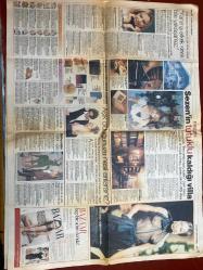 SABAH YILDIZI GAZETESİ DOĞUM GÜNÜ HEDİYESİ - 12 NİSAN 1999 - TAM TAKIM 8 SAYFADIR -Ece Erken - Nigar Akay - Sezen Aksu - Bülent Ersoy - Fatma Adler - Cem Adler - Mesut Ekener - Ebru - Müjdat Akçay - Berk - Oya Aydoğan - Ara Güler - Aylin Coşkun - Yasemin Özmutlu - Hakkı Yalçın - Haldun Dormen - Tamer Karadağlı - Hülya Avşar - Mehmet Ali Erbil - Naomi Campbell - Kevser Hanım - Özlem Derya - Yaşar - Halil Ergün - Fikret Kuşkan - Rüya - Reha Muhtar  Soğanın büyük gücü - Atalarımızın mucize besin dediği soğan her derde deva - Kurtlara yem olmayacağım - 1978’den 1999’a Ece Erken - Sezen’in tutkulu kaldığı villa - Efsaneyle gelen güzellik - Aşkınızı nasıl anlarsınız - 4 milyar için küstüler - 5 önemli diyet hatası - Süper Babaanne - Sağlıklı hayat mutfakta gizli - Esaret günleri - Halil’in korkunç planı Hülya’yı vurdu - Bülent Ersoy ile kayınvalidesi Fatma Adler otomobil için birbirlerine girdiler - Aşk Bey Hülya’ya tutuldu - Yorgun aşıklar - Telekritik - Sezen Aksu Yıldız Tilbe’ye karşı - Y