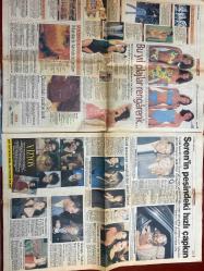 SABAH YILDIZI GAZETESİ DOĞUM GÜNÜ HEDİYESİ - 13 NİSAN 1999 - TAM TAKIM 8 SAYFADIR -İbrahim tatlıses-Betül Mardin-vergi rekortmeni İbrahim tatlıses’in hayatı dokuz perdelik bir oyun param yok Sevenim Çok-Derya tuna-bu yıl plajlar rengarenk-güzel sunucuya sevgilisinden ikinci ihanet-Ali ramazanoğlu-Ebru Destan-Madonna’nın yeni hali şaşırtıyor-Zeynep Kasımlıoğlu-Seren Serengil-Özlem basmacı-Suna yıldızoğlu-Doğan albay-Ebru Gündeşin en zor konseri-mantarlı tavuk pilav tarifi-şarkıcı güllü- huzur veren görkemli gece-Orhan Gencebay-Sevim Emre-nevzat ayaz-Şule ve Hasan Özdemir-