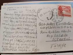 KRT161---- 1956 GENEVE MONT BLANC DAĞI MANZARALI KARTPOSTAL-