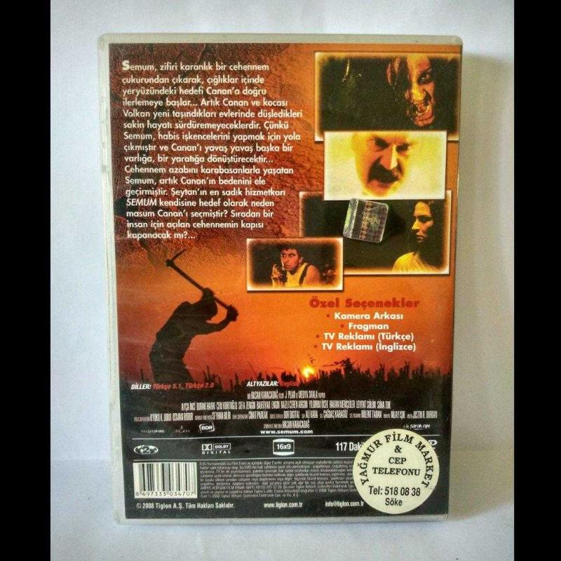 Dvd Semum, Türkçe Dublaj. Orijinal. Sorunsuz çalışıyor. - Efemera