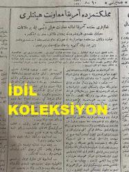 Osmanlıca İkdam Gazetesi, Orijinal Dönem Basım - 10 Nisan 1920 - Sayı: 8317 - Hicri: 20 Recep 1338 - Rumi: 10 Nisan 1336 - Memleketimizde Amerika Muavenet Heyetleri Faaliyetleri Hakkında Amerika İaşe-i Muavenet Heyeti Reisi İle Bir Mülakat - Hükümetin Beyannamesi Bugün Tebliğ Olunacak. Dahiliye Nazırı Reşit Bey İzahat Veriyor - Padişahımız Ve Veliahdımız Hakkında - Havayic-i Gıdaiye Fiyatlarında Teferru -  Yeni Tefrikamız: Osmanlı İdaresinde İstanbul Ve Anadolu, Vaktiyle Anadolu'da Ne Gibi İsyanlar Olduğunu, İstanbul'la Anadolu'nun Münasebetini Tarih Nokta-i Nazarından Tasvir Eden Bu Eserin Tefrikası Yakında, Muharriri Ahmet Refik Bey'dir - Tramvay Amelesi Tatil-i İşgal Edeceklerini Söylüyorlar - Refet Paşa'nın Anadolu'da Kuvay-ı Milliye'ye Katılmak İçin Firarı Ve Tevkif Edilmesi  - Dünkü Futbol Maçı: Galatasaray Galip, Kadıköy'ünde Union Kulüpte Futbol Müsabakasında, Her İki Tarafın Müsavi Kuvvetde Olmasına Rağmen Galasaray Sıfıra Karşı Beş Golle Anadolu Kulubüne Galebe Çalmıştır
