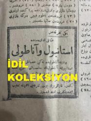 Osmanlıca İkdam Gazetesi, Orijinal Dönem Basım - 10 Nisan 1920 - Sayı: 8317 - Hicri: 20 Recep 1338 - Rumi: 10 Nisan 1336 - Memleketimizde Amerika Muavenet Heyetleri Faaliyetleri Hakkında Amerika İaşe-i Muavenet Heyeti Reisi İle Bir Mülakat - Hükümetin Beyannamesi Bugün Tebliğ Olunacak. Dahiliye Nazırı Reşit Bey İzahat Veriyor - Padişahımız Ve Veliahdımız Hakkında - Havayic-i Gıdaiye Fiyatlarında Teferru -  Yeni Tefrikamız: Osmanlı İdaresinde İstanbul Ve Anadolu, Vaktiyle Anadolu'da Ne Gibi İsyanlar Olduğunu, İstanbul'la Anadolu'nun Münasebetini Tarih Nokta-i Nazarından Tasvir Eden Bu Eserin Tefrikası Yakında, Muharriri Ahmet Refik Bey'dir - Tramvay Amelesi Tatil-i İşgal Edeceklerini Söylüyorlar - Refet Paşa'nın Anadolu'da Kuvay-ı Milliye'ye Katılmak İçin Firarı Ve Tevkif Edilmesi  - Dünkü Futbol Maçı: Galatasaray Galip, Kadıköy'ünde Union Kulüpte Futbol Müsabakasında, Her İki Tarafın Müsavi Kuvvetde Olmasına Rağmen Galasaray Sıfıra Karşı Beş Golle Anadolu Kulubüne Galebe Çalmıştır