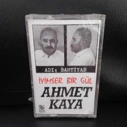 Kaset Ahmet Kaya iyimser bir gül, adı bahtiyar albümü. Orijinal. Ambalajında sıfır.