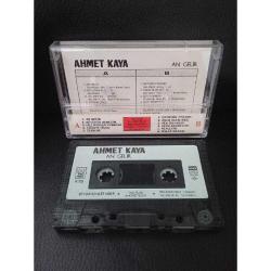 Kaset Ahmet Kaya an gelir albümü. Orijinal. 1987 Taç plak Kağıt Baskı. Koleksiyonluk