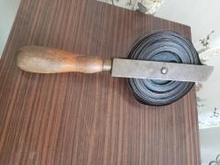 Ahşap saplı vintage metre