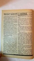 YENİ BATI TRAKYA DİKİ AYLIK AKTÜEL, TARİH VE KÜLTÜR DERGİSİ - OCAK-ŞUBAT 1993 SAYI: 118 SÜLEYMAN SEFER CIHAN - NEVZAT KARAGİL - SİNAN ŞEMLLER - VEDAT ÇORAPÇI - NAZIM ŞEN - SANLYE DEMİR - AHMET ÖMER ÜSTETİK - DERVİŞ MANİZADE - SEVİM GÖKDAĞ - H. ÜMRAN NARGÜL - İRFAN DERİCİ - KAZIM GÜLTEPE - RECEP KARA - İSMAİL TUNALI - Ö. YAŞIN - O. GÖKMEN - E. MANISALI - M. N. ÖZFATURA - ZİYA KURTARAN TÜRKLÜK DÜNYASI İÇİN 52 YILDIR DEVAM EDEN MÜCADELE - BATI TRAKYADA 29 OCAKLAR - BATI TRAKYA BARUT FİÇİSİ - BATI TRAKYADA RABITA PARMAĞI - NEVZAT KARAGİL'İ TANIMAK - YEŞİLADA DERGİSİNİN ANALİZİ - HAYATIM VE ÇALIŞMALARIM - KIBRIS TÜRKLERİNİN PROBLEMLERİ - KIBRIS TÜRK İŞLERİ KOMİSYONU - KATAK İLE KTHP'NİN BİRLEŞMESİ - KIBRIS TÜRK BİRLİĞİ - YEŞİLADA DERGİSİ VE ÇALIŞMALARIM - KIBRIS MESELESİNDE GÖRÜŞ AYRILIKLARI - ÖZAL'IN BALKANLAR SEFERİ - KIBRIS İÇİN YENİ ADIMLAR ATMAK - KIBRIS'TA FEDERASYON TEZİ - YUNAN YÖNETİMİNİN HAKSIZ UYGULAMALARINI BOYKOT - BATI TRAKYA MÜSLÜMAN TÜRK AZINLI - TAM TAKIM EKSİKSİZ  50 SAYFA