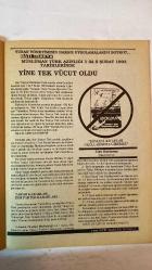 YENİ BATI TRAKYA DİKİ AYLIK AKTÜEL, TARİH VE KÜLTÜR DERGİSİ - OCAK-ŞUBAT 1993 SAYI: 118 SÜLEYMAN SEFER CIHAN - NEVZAT KARAGİL - SİNAN ŞEMLLER - VEDAT ÇORAPÇI - NAZIM ŞEN - SANLYE DEMİR - AHMET ÖMER ÜSTETİK - DERVİŞ MANİZADE - SEVİM GÖKDAĞ - H. ÜMRAN NARGÜL - İRFAN DERİCİ - KAZIM GÜLTEPE - RECEP KARA - İSMAİL TUNALI - Ö. YAŞIN - O. GÖKMEN - E. MANISALI - M. N. ÖZFATURA - ZİYA KURTARAN TÜRKLÜK DÜNYASI İÇİN 52 YILDIR DEVAM EDEN MÜCADELE - BATI TRAKYADA 29 OCAKLAR - BATI TRAKYA BARUT FİÇİSİ - BATI TRAKYADA RABITA PARMAĞI - NEVZAT KARAGİL'İ TANIMAK - YEŞİLADA DERGİSİNİN ANALİZİ - HAYATIM VE ÇALIŞMALARIM - KIBRIS TÜRKLERİNİN PROBLEMLERİ - KIBRIS TÜRK İŞLERİ KOMİSYONU - KATAK İLE KTHP'NİN BİRLEŞMESİ - KIBRIS TÜRK BİRLİĞİ - YEŞİLADA DERGİSİ VE ÇALIŞMALARIM - KIBRIS MESELESİNDE GÖRÜŞ AYRILIKLARI - ÖZAL'IN BALKANLAR SEFERİ - KIBRIS İÇİN YENİ ADIMLAR ATMAK - KIBRIS'TA FEDERASYON TEZİ - YUNAN YÖNETİMİNİN HAKSIZ UYGULAMALARINI BOYKOT - BATI TRAKYA MÜSLÜMAN TÜRK AZINLI - TAM TAKIM EKSİKSİZ  50 SAYFA