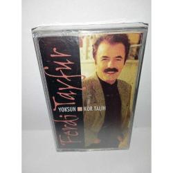 Kaset Ferdi Tayfur Yoksun - Kör Talih albümü. Orijinal. Ambalajında. Sıfır. Koleksiyonluk