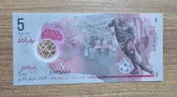 MALDİVLER 5 RUFIYAA 2017 POLİMER ÇİL