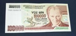 7 Emisyon I 40 Seri 100 Bin Lira Çil