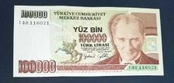 7 Emisyon I 40 Seri 100 Bin Lira Çil