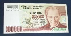 7 Emisyon I 40 Seri 100 Bin Lira Çil