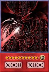 Yugioh Slifer Anime Kart