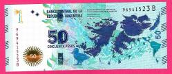 Argentina 50 Pesos 2015 P 362 UNC  (TK 18 718) ÇİL