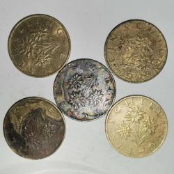 AVUSTURYA 5 ADET DEĞİŞİK TARİHLER 1 SCHILING  MADENİ LOT