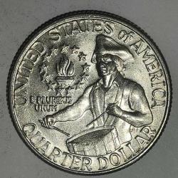 AMERİKA 1976 25 CENT ÇEYREK DOLAR ABD'nin Bağımsızlığının 200. Yıldönümü