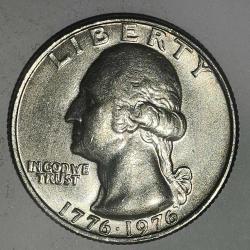 AMERİKA 1976 25 CENT ÇEYREK DOLAR ABD'nin Bağımsızlığının 200. Yıldönümü