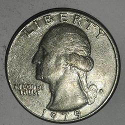 AMERİKA 1979    25 CENT ÇEYREK DOLAR