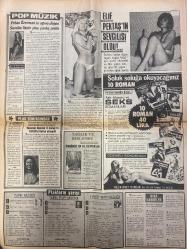 MODERN GAZETESİ DOĞUM GÜNÜ HEDİYESİ - 18 - 24 MART 1975 - TAM TAKIM 8 SAYFADIR -Türkan Şoray-Emel Özden-Santöz Aylin-Füsun Önal-Marilyn-Erna Remberg-Helga-Seiko-Haydar Dümen-Elif Pektaş-Samuray-Azmi Nihad-Nurbanu Sultan-Mahper-Nurhan Sultan-Celal Yılmaz-Sadettin Sungur-Halil Sungur-Sabahat Sarioğlu-Hüseyin Kalaat-Ahmet Ulu-Mesut Kurt-Naci Güleç-Ali Canan-Durmuş Doğdu-Hüseyin Kalaat-Mim Mimi-Semih Yankı-Erkan Özerman-Yasemin Kumral  …ve Allah Türkan Şoray’ı yarattı-Emel Özden evli bir rejisörün hayatını yıktı-Santöz Aylin Japonya’da tedavi oluyor-minik kuş Füsun Önal-Dansöz Samuray Amerika yolcusu-Amerika’da mafia hosteslere el attı-Evli bin erkek arasında yapılan bir araştırma-Gecelikli kadınlar çıplak yatanları tercih ediyor-İşte ilk ay vereceğimiz şahane plak Emmanuelle-1.000 okuyucumuza bedava seks plağı dağıtıyoruz-Kim nerede nasıl eğleniyor-Zaman durmaz-Seks melegi Marilyn hayatı ve aşkları-Pop müzik-Erkan Özerman’ın ağına düşen Semiha Yankı yine yanlış yolda-Yasemin Kumral G.Sara