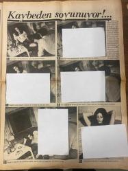 MODERN GAZETESİ DOĞUM GÜNÜ HEDİYESİ - 18 - 24 MART 1975 - TAM TAKIM 8 SAYFADIR -Türkan Şoray-Emel Özden-Santöz Aylin-Füsun Önal-Marilyn-Erna Remberg-Helga-Seiko-Haydar Dümen-Elif Pektaş-Samuray-Azmi Nihad-Nurbanu Sultan-Mahper-Nurhan Sultan-Celal Yılmaz-Sadettin Sungur-Halil Sungur-Sabahat Sarioğlu-Hüseyin Kalaat-Ahmet Ulu-Mesut Kurt-Naci Güleç-Ali Canan-Durmuş Doğdu-Hüseyin Kalaat-Mim Mimi-Semih Yankı-Erkan Özerman-Yasemin Kumral  …ve Allah Türkan Şoray’ı yarattı-Emel Özden evli bir rejisörün hayatını yıktı-Santöz Aylin Japonya’da tedavi oluyor-minik kuş Füsun Önal-Dansöz Samuray Amerika yolcusu-Amerika’da mafia hosteslere el attı-Evli bin erkek arasında yapılan bir araştırma-Gecelikli kadınlar çıplak yatanları tercih ediyor-İşte ilk ay vereceğimiz şahane plak Emmanuelle-1.000 okuyucumuza bedava seks plağı dağıtıyoruz-Kim nerede nasıl eğleniyor-Zaman durmaz-Seks melegi Marilyn hayatı ve aşkları-Pop müzik-Erkan Özerman’ın ağına düşen Semiha Yankı yine yanlış yolda-Yasemin Kumral G.Sara