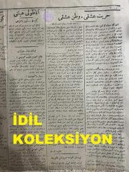 Osmanlıca İkdam Gazetesi, Orijinal Dönem Basım - 11 Ocak 1921 - Sayı: 8561 - Hicri: 1 Cemaziyelevvel 1339 - Rumi: 11 Kanun-i Sani 1337 - Bursa Ve Uşak Cephelerinde Yeni Muharebat: Yunan Tebliğ-i Resmileri Yunan Kıtaatının Kuvay-ı Milliye'ye Taarruz Ederek Püskürtmüş Olduğunu Haber Veriyor - Yunanlılar Bursa Cephesini Mühim Surette Takviye Etmişler - Konferans Tarihi Resmen Takarrür Etti: İngiltere'nin Paris Sefiri, Konferansın 19 Kanun-i Sani'de Paris'te İnikadına İngiltere'nin Muvafakat Ettiğini Fransa Hükümetine Resmen Tebliğ Etti - Yunan Rical-i Siyasiyesi Arasında İhtilaf: Rüesadan İsteratos Muhtelit Bir Kabine Yerine Mebusandan Mürekkep Bir Heyet-i Vükela Teşkili Fikrinde Bulunuyor - Rumların Loyd Corc'a Teşekkürü: İstanbul Rum Müdafaa-i Milliye Cemiyeti, Sevr Muahedesinin Adem-i Tadili Hakkındaki Beyanatından Dolayı Mister Loyd Corc'a Beyan-ı Teşekkürü Mutazammın Bir Telgrafname Keşide Etmişlerdir - Hürriyet Aşkı, Vatan Aşkı (Yakup Kadri) - Anadolu Heyeti, Yeniden Bir Memur İzamı
