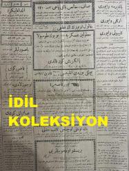 Osmanlıca İkdam Gazetesi, Orijinal Dönem Basım - 11 Ocak 1921 - Sayı: 8561 - Hicri: 1 Cemaziyelevvel 1339 - Rumi: 11 Kanun-i Sani 1337 - Bursa Ve Uşak Cephelerinde Yeni Muharebat: Yunan Tebliğ-i Resmileri Yunan Kıtaatının Kuvay-ı Milliye'ye Taarruz Ederek Püskürtmüş Olduğunu Haber Veriyor - Yunanlılar Bursa Cephesini Mühim Surette Takviye Etmişler - Konferans Tarihi Resmen Takarrür Etti: İngiltere'nin Paris Sefiri, Konferansın 19 Kanun-i Sani'de Paris'te İnikadına İngiltere'nin Muvafakat Ettiğini Fransa Hükümetine Resmen Tebliğ Etti - Yunan Rical-i Siyasiyesi Arasında İhtilaf: Rüesadan İsteratos Muhtelit Bir Kabine Yerine Mebusandan Mürekkep Bir Heyet-i Vükela Teşkili Fikrinde Bulunuyor - Rumların Loyd Corc'a Teşekkürü: İstanbul Rum Müdafaa-i Milliye Cemiyeti, Sevr Muahedesinin Adem-i Tadili Hakkındaki Beyanatından Dolayı Mister Loyd Corc'a Beyan-ı Teşekkürü Mutazammın Bir Telgrafname Keşide Etmişlerdir - Hürriyet Aşkı, Vatan Aşkı (Yakup Kadri) - Anadolu Heyeti, Yeniden Bir Memur İzamı