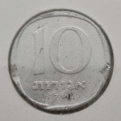 İSRAİL 10 AGOROT 1978